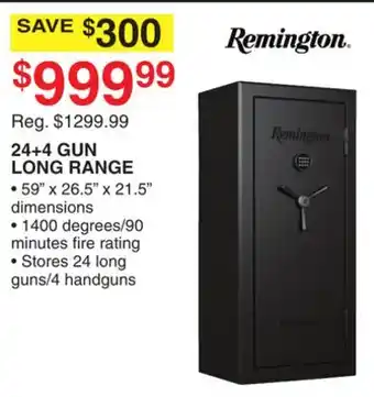 Dunham's Sports REMINGTON 24+4 GUN LONG RANGE offer