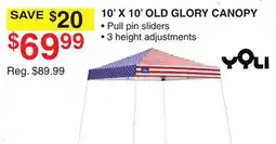 Dunham's Sports YOLI 10' X 10' OLD GLORY CANOPY offer