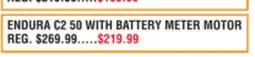 Dunham's Sports ENDURA C2 50 WITH BATTERY METER MOTOR offer