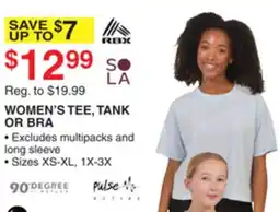 Dunham's Sports RBX WOMEN'S TEE, TANK OR BRA offer