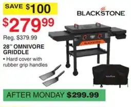 Dunham's Sports BLACKSTONE 28 OMNIVORE GRIDDLE offer