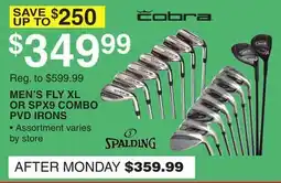 Dunham's Sports MEN'S FLY XL OR SPX9 COMBO PVD IRONS offer