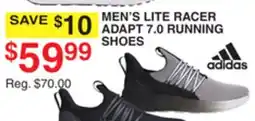 Dunham's Sports ADIDAS MEN'S LITE RACER ADAPT 7.0 RUNNING SHOES offer