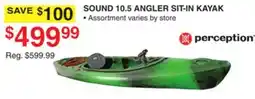 Dunham's Sports SOUND 10.5 ANGLER SIT-IN KAYAK offer