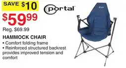 Dunham's Sports PORTAL HAMMOCK CHAIR offer
