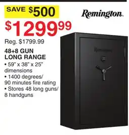 Dunham's Sports REMINGTON 48+8 GUN LONG RANGE offer