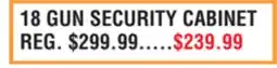 Dunham's Sports STACK-ON 18 GUN SECURITY CABINET offer