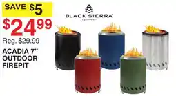 Dunham's Sports BLACK SIERRA ACADIA 7 OUTDOOR FIREPIT offer