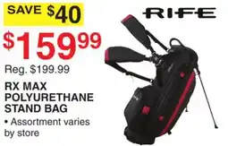 Dunham's Sports RIFE RX MAX POLYURETHANE STAND BAG offer