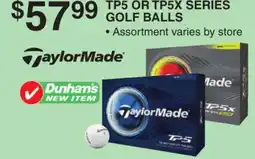 Dunham's Sports TAYLORMADE TP5 OR TP5X SERIES GOLF BALLS offer