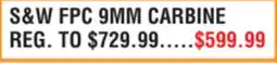 Dunham's Sports S&W FPC 9MM CARBINE offer