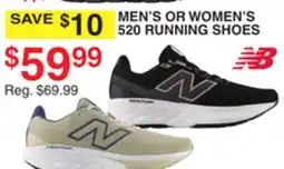 Dunham's Sports NEW BALANCE MEN'S OR WOMEN'S 520 RUNNING SHOES offer