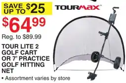 Dunham's Sports TOURMAX TOUR LITE 2 GOLF CART OR 7' PRACTICE GOLF HITTING NET offer