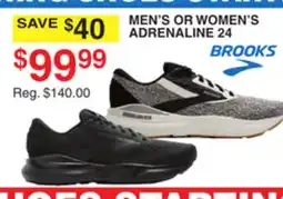 Dunham's Sports BROOKS MEN'S OR WOMEN'S ADRENALINE 24 offer