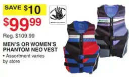 Dunham's Sports BODY GLOVE MEN'S OR WOMEN'S PHANTOM NEO VEST offer