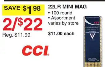 Dunham's Sports CCI 22LR MINI MAG offer