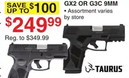 Dunham's Sports TAURUS GX2 OR G3C 9MM offer