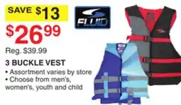 Dunham's Sports FLUID 3 BUCKLE VEST offer