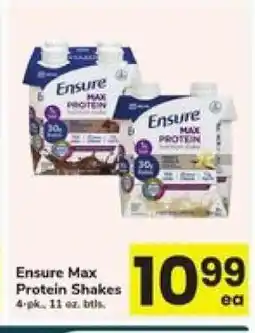 Safeway Ensure Max Protein Shakes offer