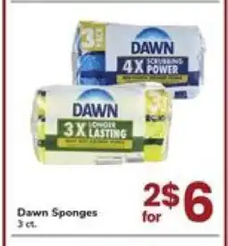 Safeway Dawn Sponges offer