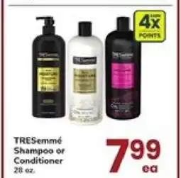 Safeway Tresemme Shampoo or Conditioner offer