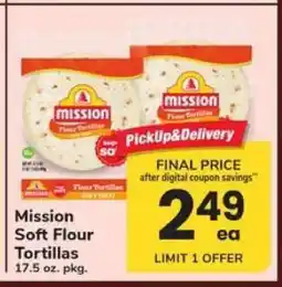 Safeway Mission Soft Flour Tortillas offer
