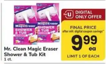Safeway Mr. Clean Magic Eraser Shower & Tub Kit offer