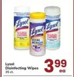 Safeway Lysol Disinfecting Wipes offer