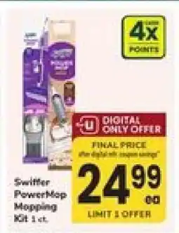 Safeway Swiffer PowerMop Mopping Kit offer