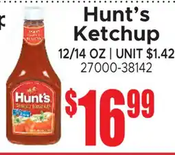 Jetro Hunt's Ketchup offer