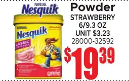 Jetro Nestle Nesquik Powder STRAWBERRY offer