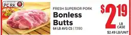 Jetro FRESH SUPERIOR PORK Bonless Butts offer