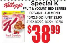 Jetro Special K FRUIT & YOGURT, RED BERRIES OR VANILLA ALMOND offer