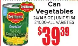 Jetro Can Vegetables offer
