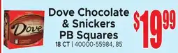 Jetro Dove Chocolate & Snickers PB Squares offer
