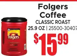 Jetro Folgers Coffee CLASSIC ROAST offer