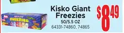 Jetro Kisko Giant Freezies offer