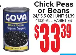 Jetro Chick Peas or Beans offer