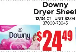 Jetro Downy Dryer Sheet offer