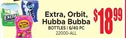 Jetro Extra, Orbit, Hubba Bubba offer