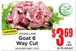 Jetro FROZEN LAMB Goat 6 Way Cut offer