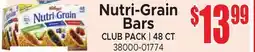 Jetro Nutri-Grain Bars offer