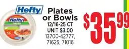 Jetro Hefty Plates or Bowls offer