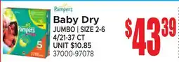 Jetro Pampers Baby Dry offer