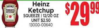 Jetro Heinz Ketchup offer