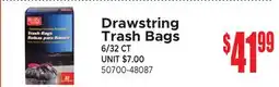Jetro Drawstring Trash Bags offer