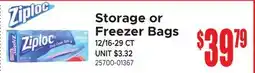Jetro Storage or Freezer Bags offer