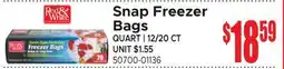 Jetro Snap Freezer Bags offer