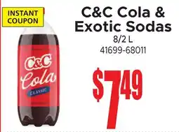 Jetro C&C Cola & Exotic Sodas offer
