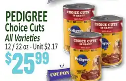 Jetro PEDIGREE Choice Cuts offer